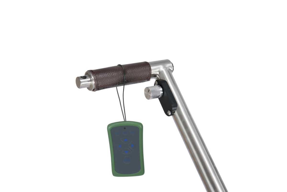 Lithium Elektro Golf Trolley Kolibri® K1, Rahmen nachpolierbar, schnell-zerlegbar/-klappbar, mit Bergabfahrbremse, Fernbedienung als Option